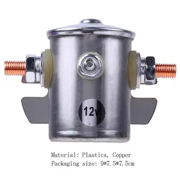 

200A 12V 3-terminal Continuous Duty Solenoid Relay High Quality Electroplated Steel Shell for Golf Carts Winch Engine