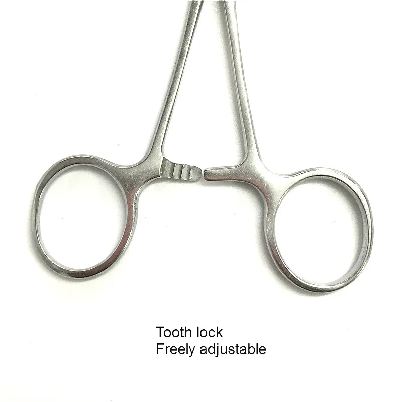 Гемостатические щипцы с прямой головкой 12 5 см медицинские плоскогубцы из