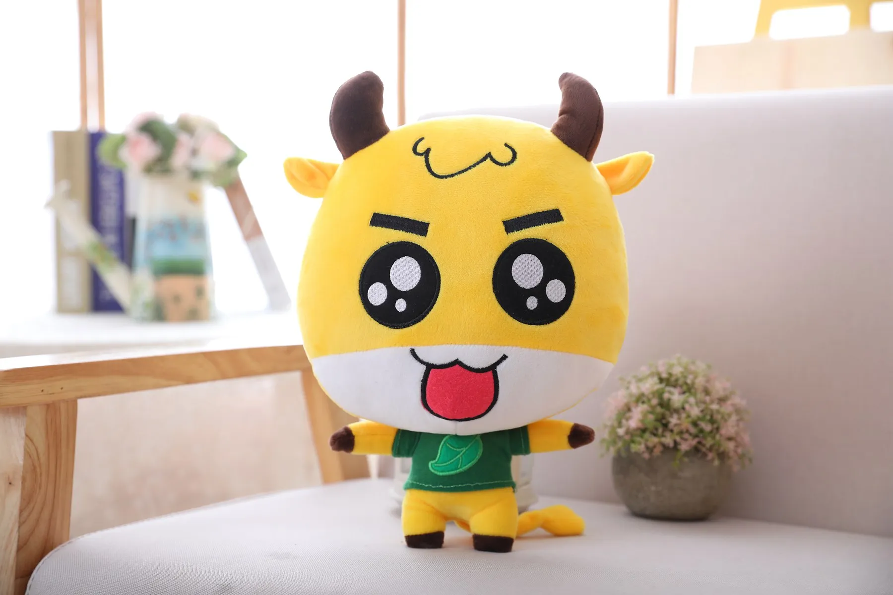 30 см Kawaii крупного рогатого скота плюшевая игрушка по мотивам мультфильма чучела милая кукла животных мягкая подушка с коровой подарки для детей Прямая Высокое качество