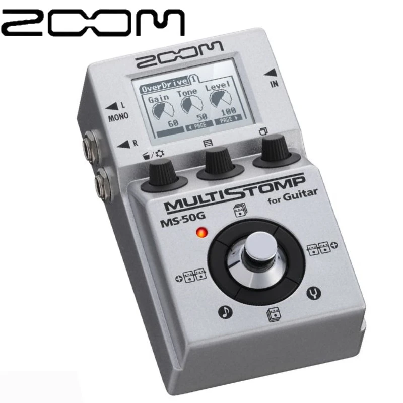 Original Zoom Ms50g Multistomp Multi Guitar Effect Pedal Ms50g New F