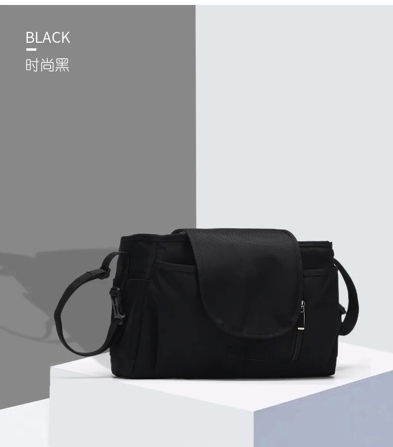 Bolsas feminina сумка для переноски грудных детей многофункциональная Наплечная Сумка для мам сумка для детской коляски - Цвет: Черный