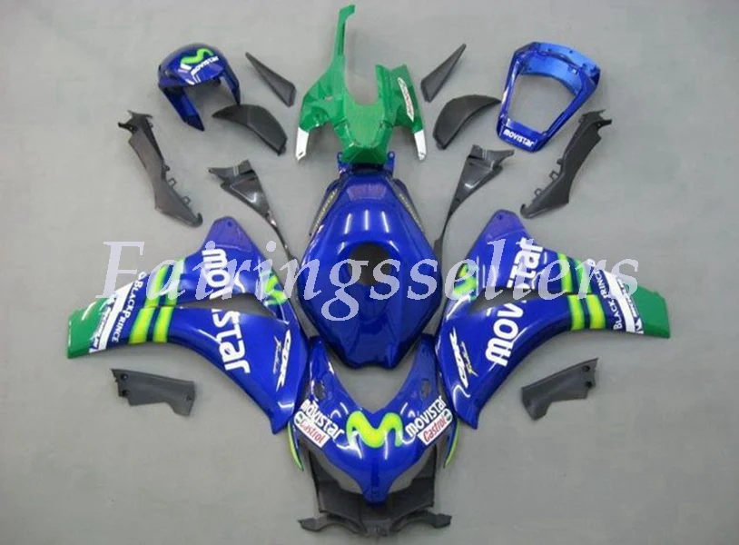

Injection New ABS Full fairings kit Fit For HONDA CBR1000RR 2008 2009 2010 2011 CBR1000RR 08-11 CBR1000 Fairing Blue Green