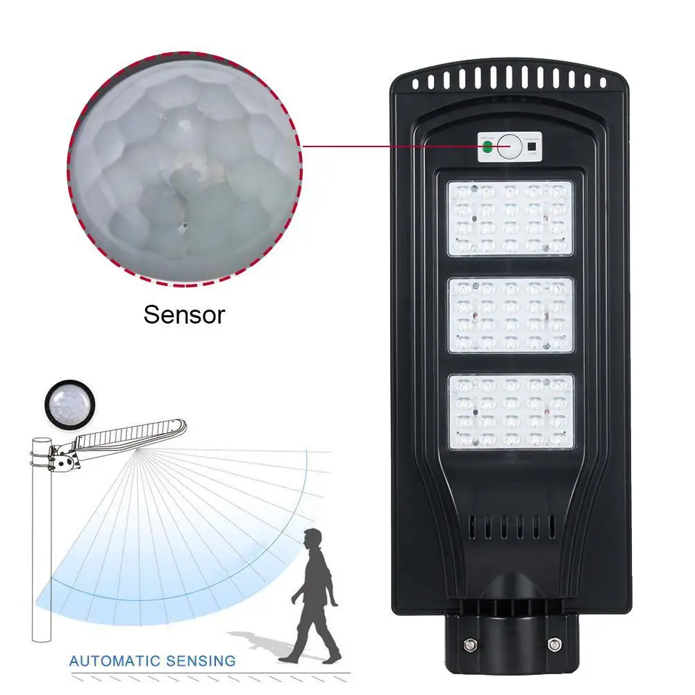 LED Lamp Post Light Waterproof Solar Panel Powered Security Street | Лампы и освещение