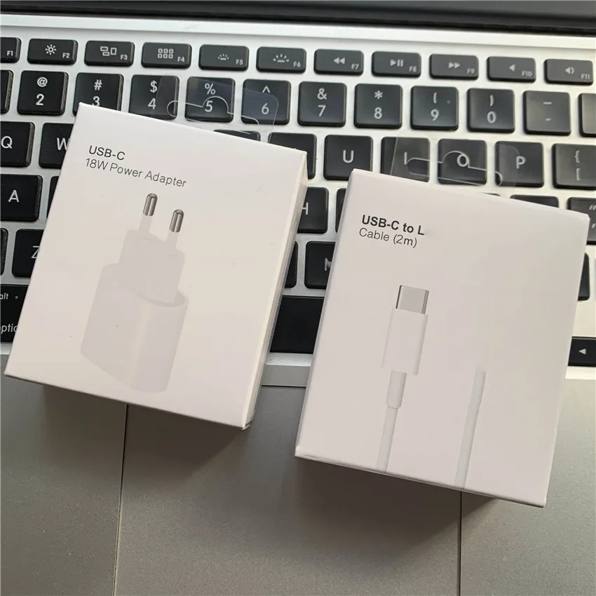 Оригинальное зарядное устройство 18 Вт USB C для iPhone 12 Pro XR X XS Max 8 Plus 11 адаптер быстрой зарядки ЕС дорожное Apple