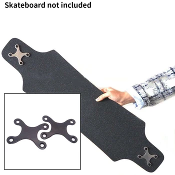 

2 Pcs Screw Pads Skateboard Accessories With Hole Parts Protective Gaskets Pads Aluminum Alloy Longboard Durable Anti Sinking