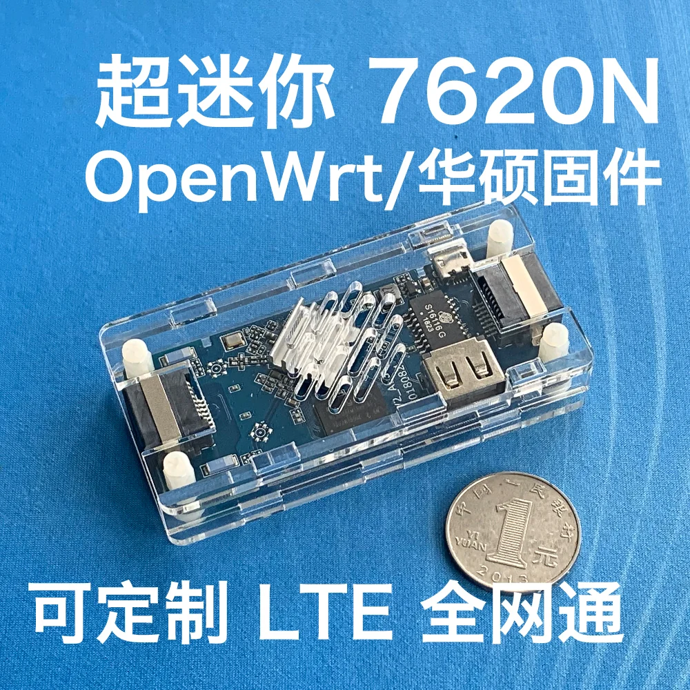 Mini OpenWrt Wireless Router 4G LTE Portable WiFi MT7620 afbeelding