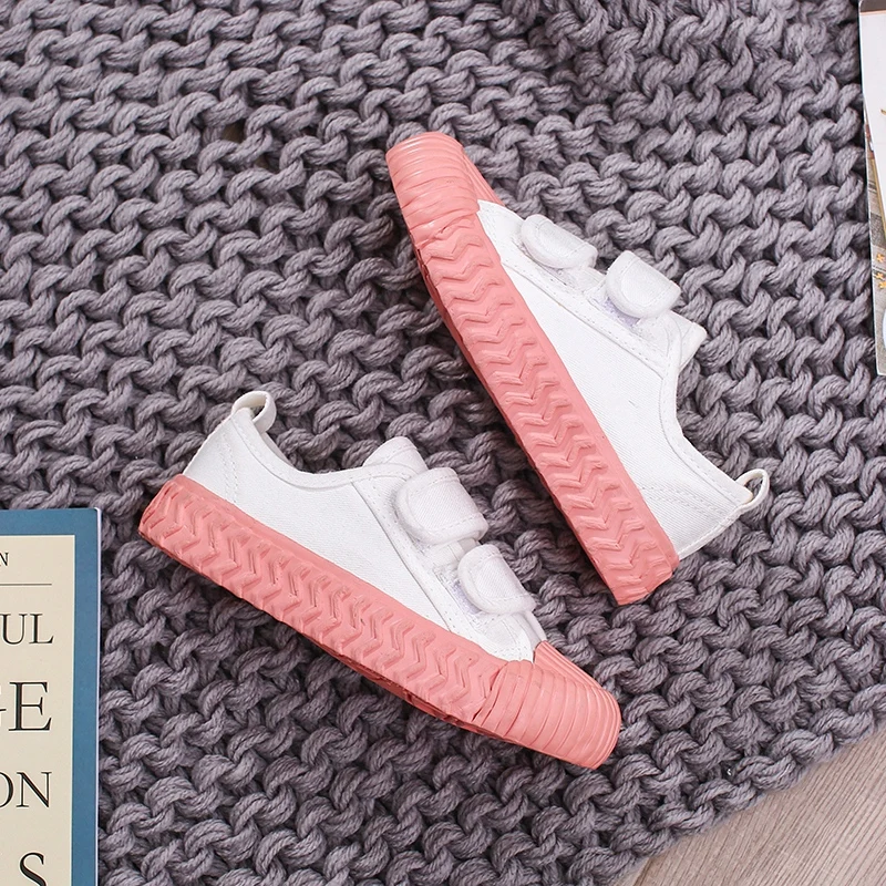 Kids Canvas Shoes Children Biscuit Shoes For Boys Girl Canvas Sneakers Casual Child Leisure Board Shoes Chaussures Enfant Garcon