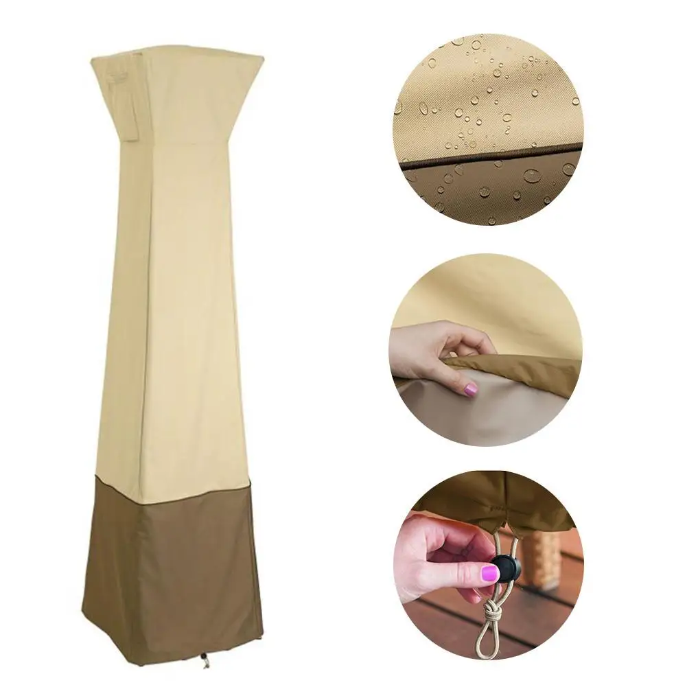 

Waterproof Garden Heater Dust Cover Protector 420D Oxford Cloth Heater Veranda Patio Heaters Canopy Terrace Anti-Dirty Supplies