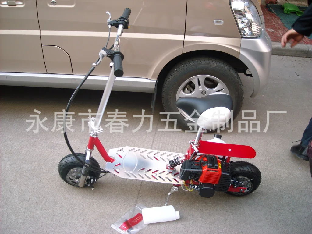 Two Stroke Engine Gasoline Scooters Mini Scooter Motorcycle Fuel Moped Gas Scooter