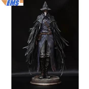 

11" Statue Bloodborne Bust The Crow Hunter Eileen Full-Length Portrait 1/6 White Pattern GK Action Model Toy BOX 28CM Z2717