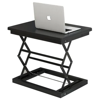 

Stand-type folding and lifting table-saving space-on mobile desk-bed desk-bed table for notebook computer table in desk