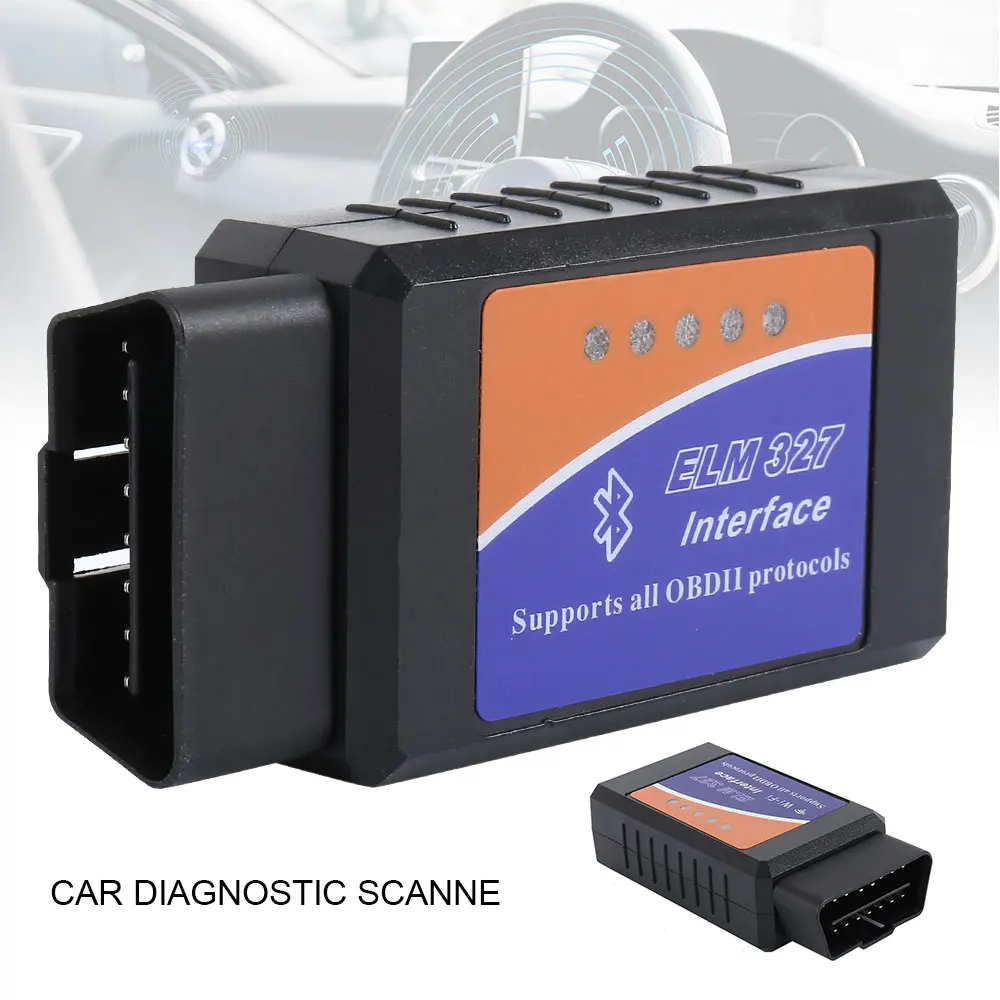 Автомобильный OBD2 ELM327 V1.5 Bluetooth/wifi автомобильный диагностический инструмент ELM 327 OBD Код считыватель чип PIC18F25K80 работает для Android/IOS/Windows