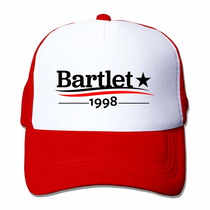 WEST WING President BARTLET 1998 Bartlet для Америки Jed Bartlet белая домашняя бейсболка для мужчин и женщин Кепка для водителя грузовика - Color: 4-Red