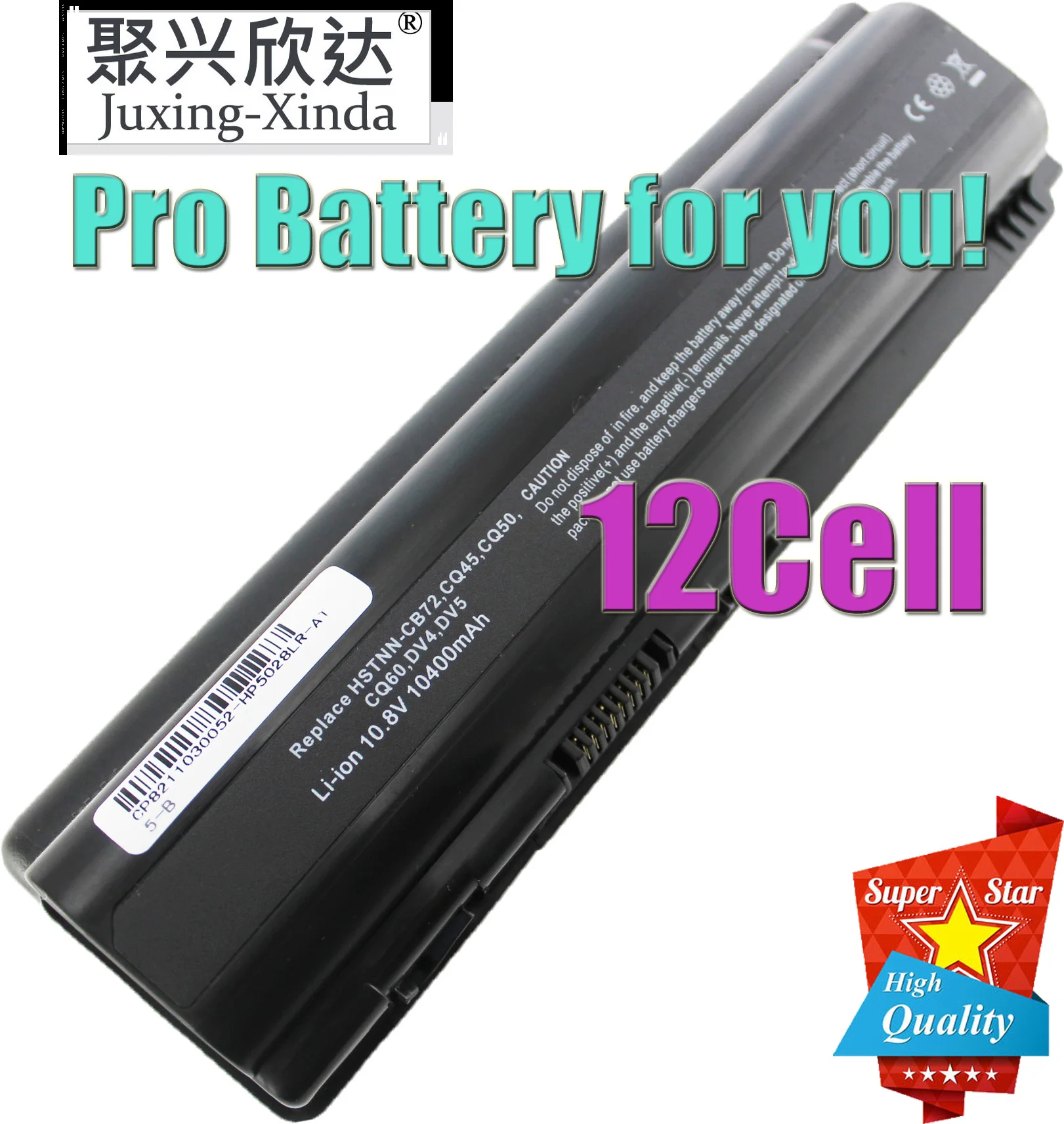 

EV06 Laptop Battery for HP Pavilion CQ40 CQ60 G70 DV6 dv4 dv5 dv6 HSTNN-IB72 HSTNN-LB72 LB73 UB72 UB73 484170-001 484170-002 PC