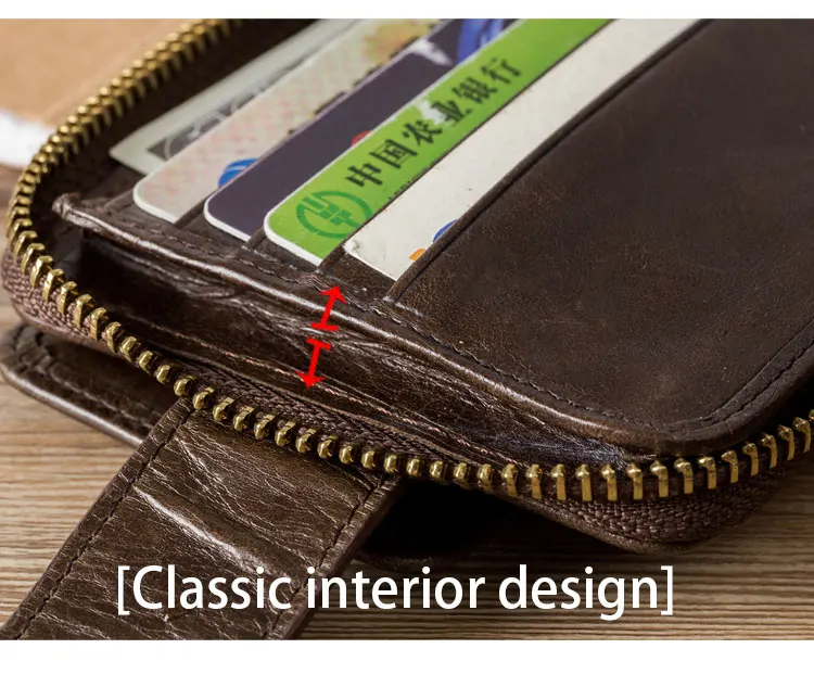 Модный мужской кошелек из натуральной кожи, RFID, короткий кошелек на застежке, мужской кошелек с карманами для монет, маленькая молния, мужские кошельки, держатель для карт