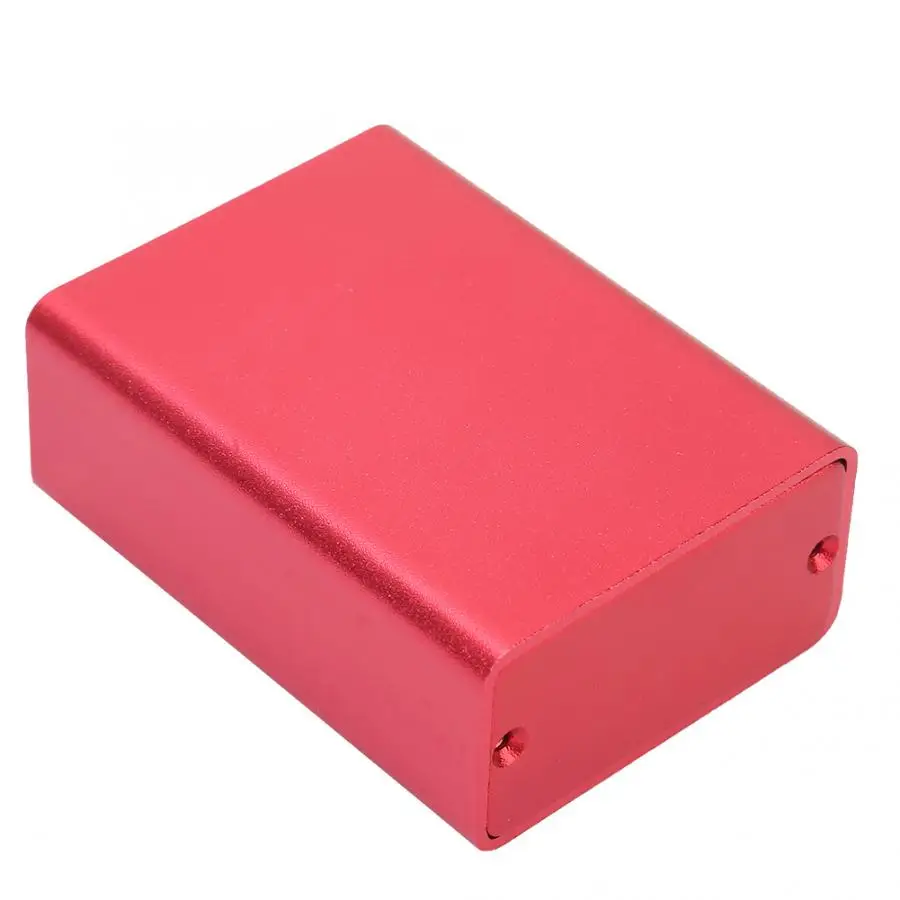 Junction Box Housing Electronic Project Enclosure Case Aluminum Cooling Box Circuit Board Instrument Red 23*44*60mm electronic enclosure case,electrical junction box,electrical box