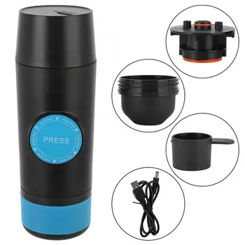 

2 in 1 Capsule & Ground Mini Espresso Portable Coffee Maker Hot and Cold Extraction USB Electric Coffee Powder Making Machine