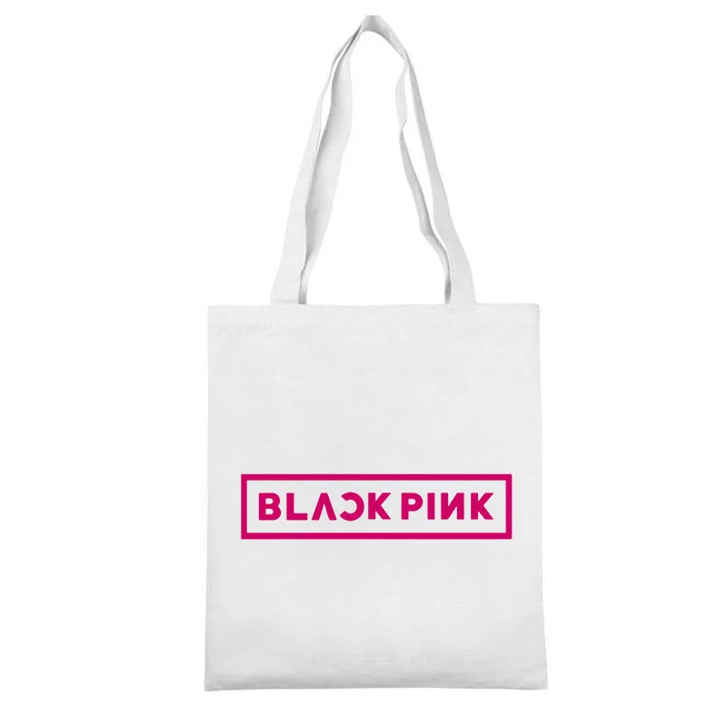 BLACKPINK сопутствующие товары сумка на плечо Ким Джи ни парк Цай ин Стиль Знаменитостей должен помочь корейский стиль Холщовая Сумка для студентов рука