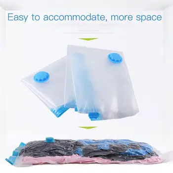 

2Pcs Portable Dust-Proof Valve Vacuum Storage Bags Compression Household