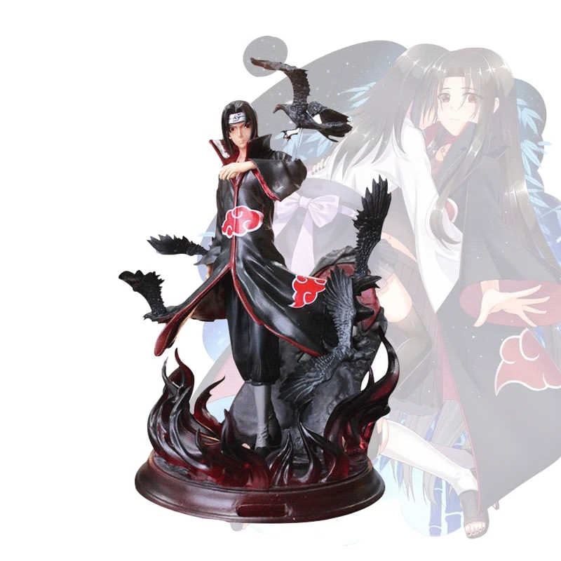 

Naruto Xiao Organization Uchiha Itachi Kaleidoscope Write round Eyes Crow Anime Garage Kit Model
