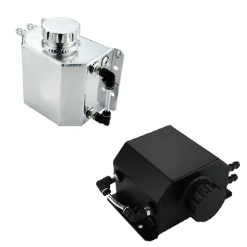

Universal 1L Aluminum Auto Radiator Coolant Expansion Alloy Tank With Drain Plug 1000Ml