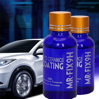 

1Set 30ml Car Glass Coating Liquid Hydrophobic 9H Liquid Glass Nano AntiScratch Auto Care