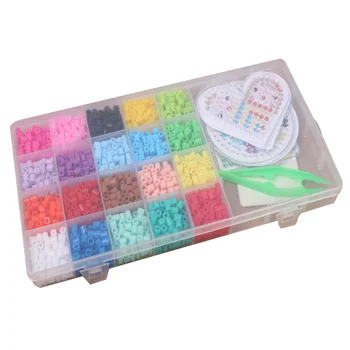 

20 Color hama beads 5mm box set Fuse Beads kit for Children 3D puzzle Educational jigsaw DIY Toys Fuse Beads hama beads игрушки