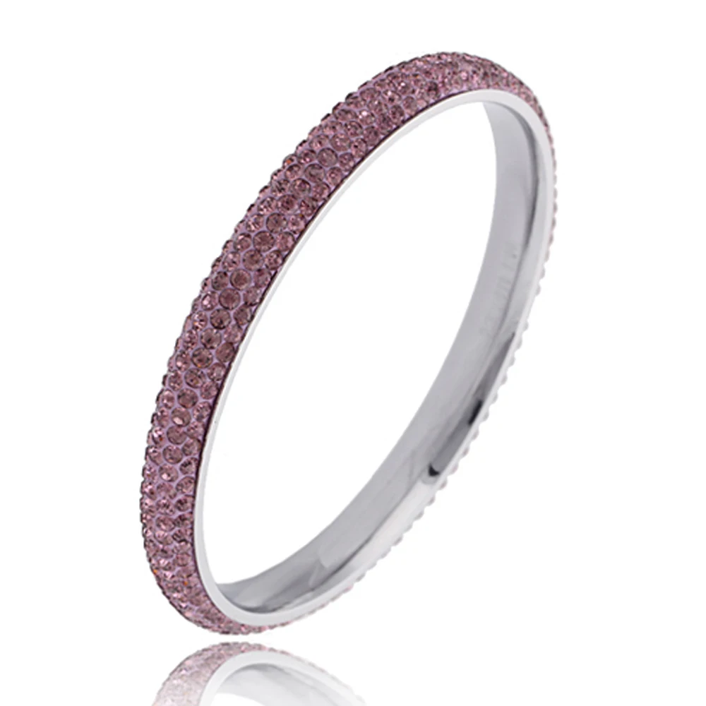 Fashion Crystal Jewelry Stainless Steel bracelets bangles For Women bangle bracelet stainless steel bracelet crystal bracelets