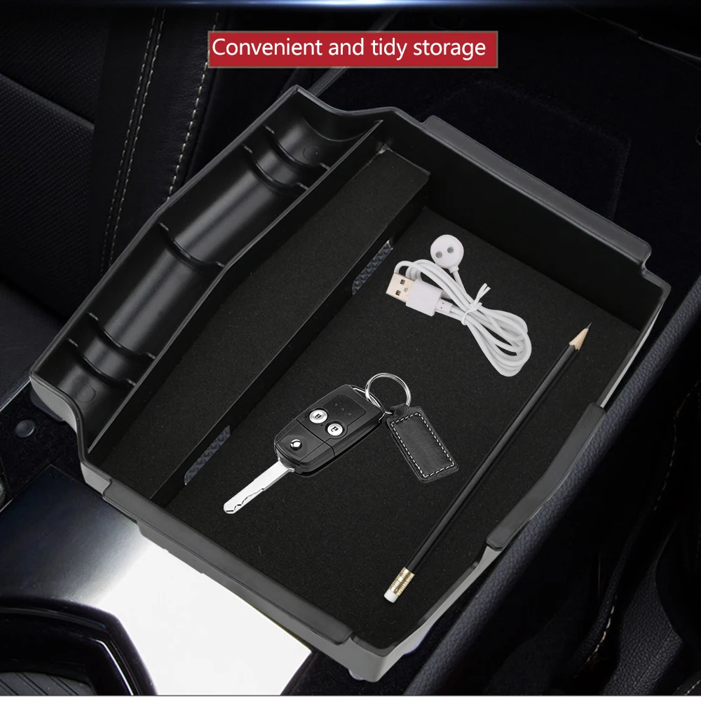 LEEPEE Car Central Storage Box For Honda CRV 2012 2013 Car Organizer Stowing Tidying Car-styling Universal