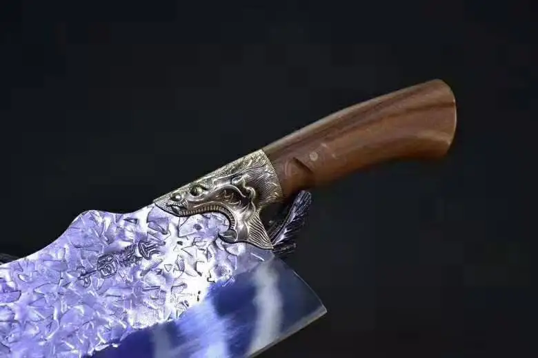 Бадди молибденовый ванадиевый стальной кухонный нож из чистой меди для кемпинга, карманные ножи для выживания на открытом воздухе с ручкой из розового дерева