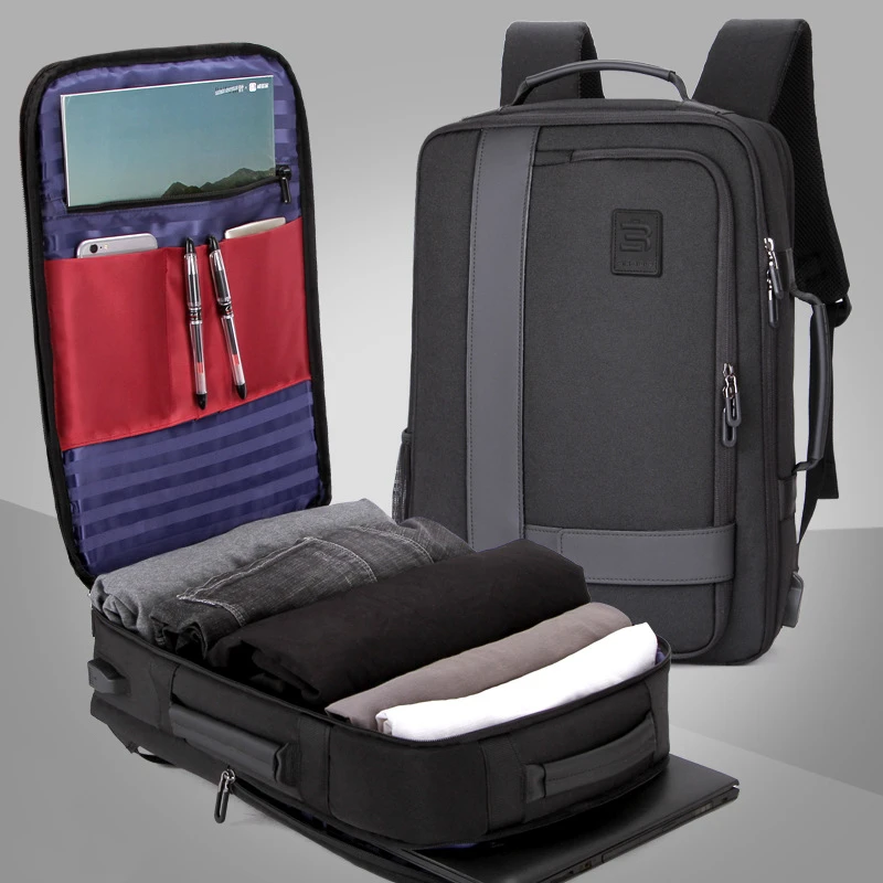 

Business OL backpacks Men Boy Large capacity Student schoolbags laptop bags 15.6 inch Multipurpose USB Oxford Ins Brand New