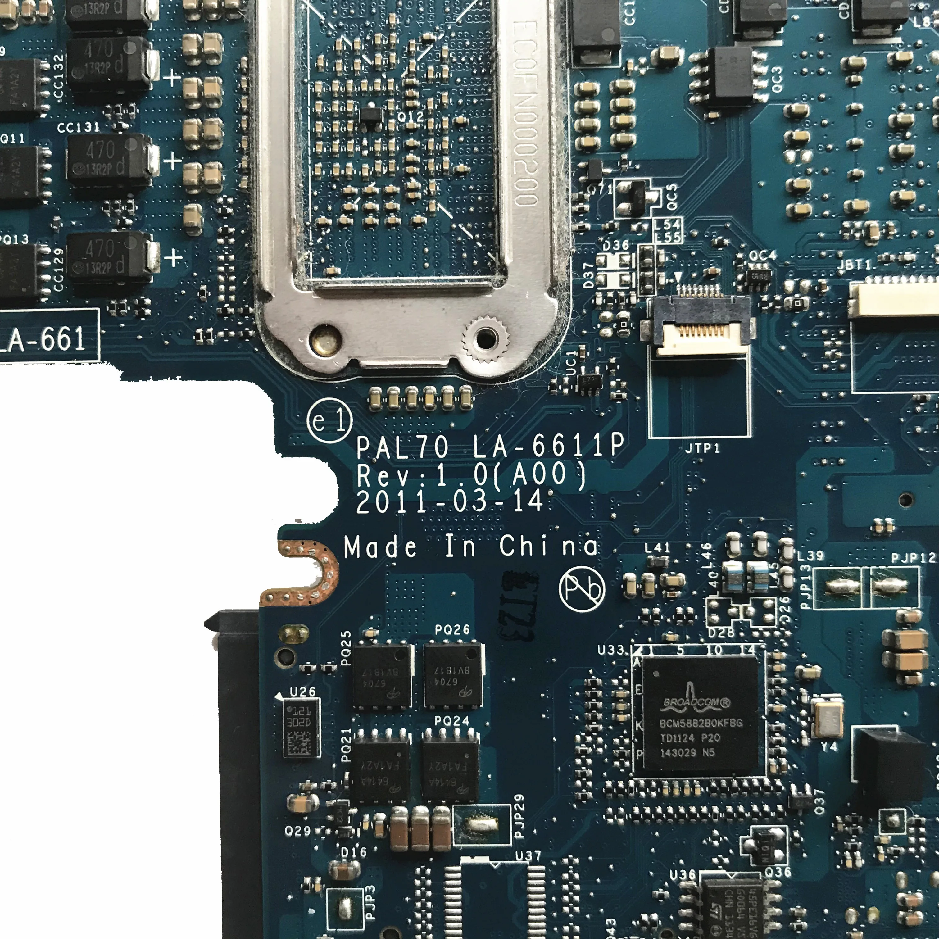 Для DELL E6320 материнская плата портативного компьютера с SR04A i5-2520M Процессор QM67 CN-01JRD1 01JRD1 1JRD1 PAL70 LA-6611P тестирование Быстрая