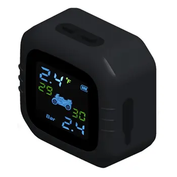 

Motorcycle Waterproof Real Time Tpms Wireless Tire Pressure Monitoring System Internal Or External Lcd Display Th Wi Sensors