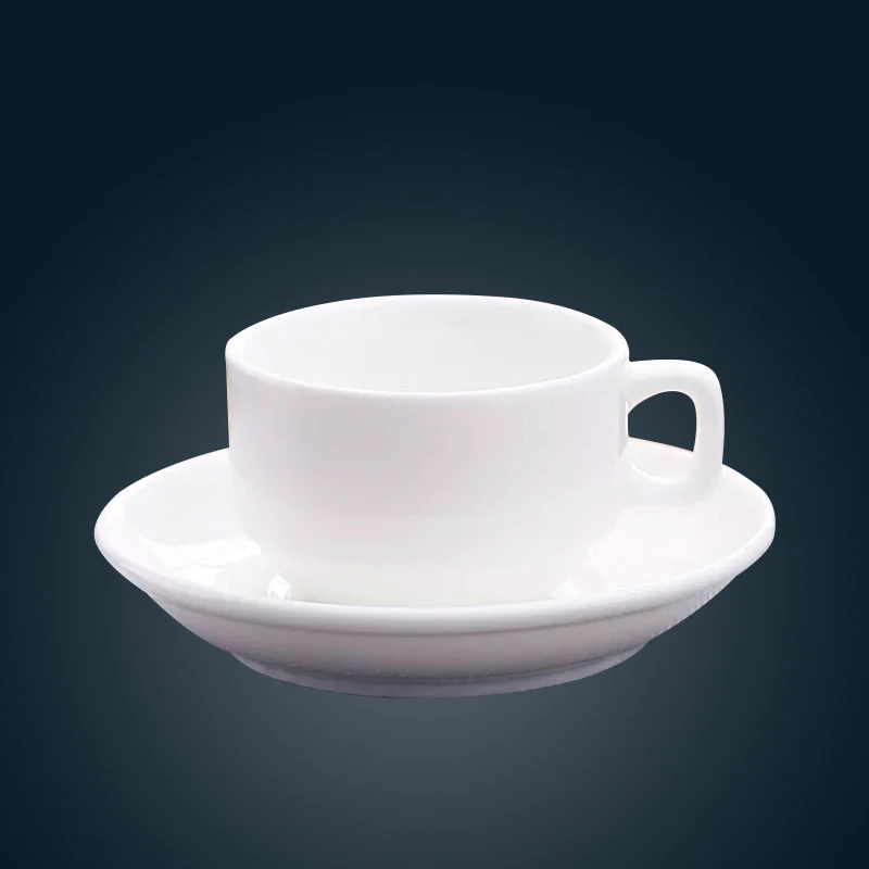 Простая керамическая тарелка в европейском стиле для капучино цветок латте кофе