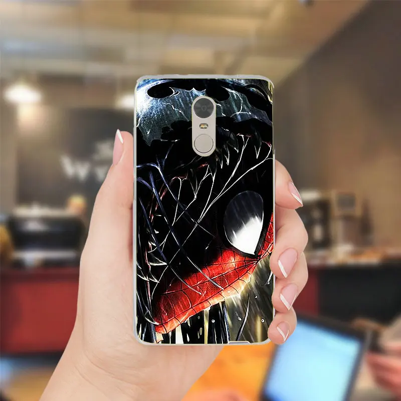 Venom Marvel «Злодей» для Xiaomi Redmi Mi Note 2 3 3S 4X 4A 5 6 5 5S 5A 6 8 A1 Pro Plus мобильный телефон оболочки мягкий чехол-накладка для мобильного телефона из ТПУ чехлы - Цвет: Picture 9