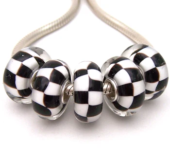 

JGWGT 1721 5X 100% Authenticity S925 Sterling Silver Beads Murano Glass beads Fit European Charms Bracelet diy jewelry Lampwork