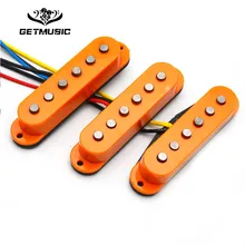 Orange HSH Alnico electric guitar pickup with high output bridge position