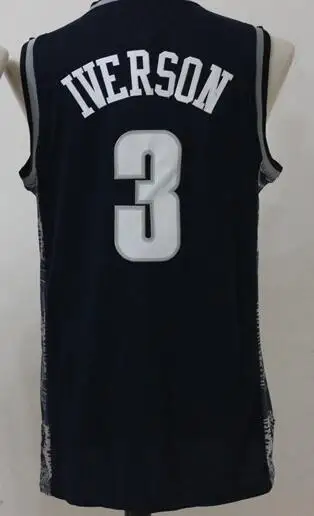 AS Мужские 3 Allen Iverson 6 Julius Erving Майки 31 Реджи Миллер Трикотажные баскетбольные майки - Цвет: AS