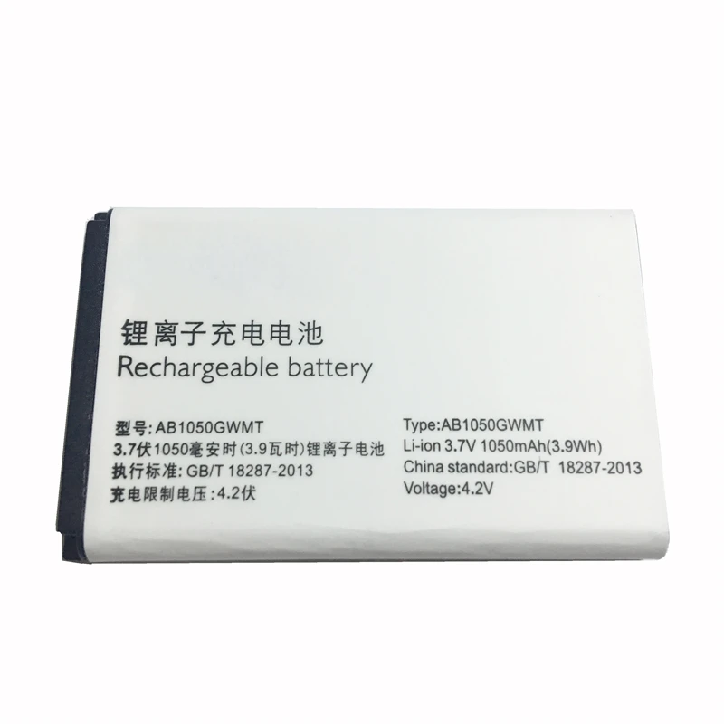 AB1050GWMT для Philips E103 E106 E255 запасная батарея мобильного телефона 1050mAh|Аккумуляторы