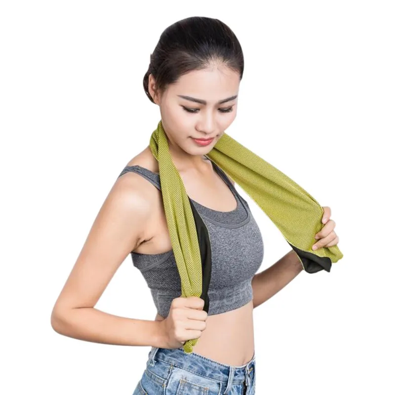 1 Piece Summer Cooling Sports Towel Outdoor Towel Microfiber Fabric Quick-Dry Ice Towels Yoga Climbing Exercise New Qgnv