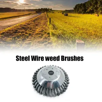 

Assembly Part Silver Weed Brush Steel Wire Replacement Assembly Wheels Deburring