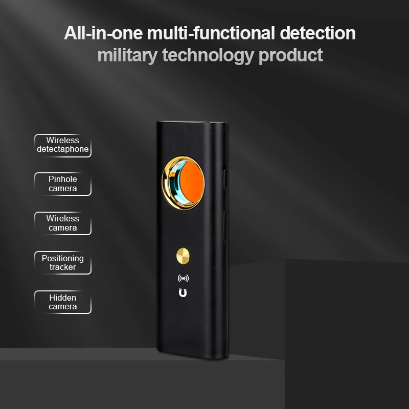 Hidden Camera Spy Bug Detector Anti Spy Things Mini Wifi Wireless Signal Cam SM GPS Tracker Wiretap Finder Anti-sneak Shooting Hidden Camera Detector Infrared Camera Detector Camera Detector Signal Detector