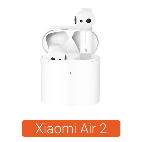 Xiaomi Air 2 Беспроводные наушники xiaomi Air 2, bluetooth-наушники TWS, гарнитура Bluetooth 5,0, голосовое управление, шумоподавление, управление краном - Цвет: Xiaomi Air 2