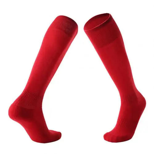 1 пара, воздухопроницаемые носки унисекс для спорта на открытом воздухе, для пеших прогулок, футбольные гольфы, Компрессионные гольфы - Цвет: Красный