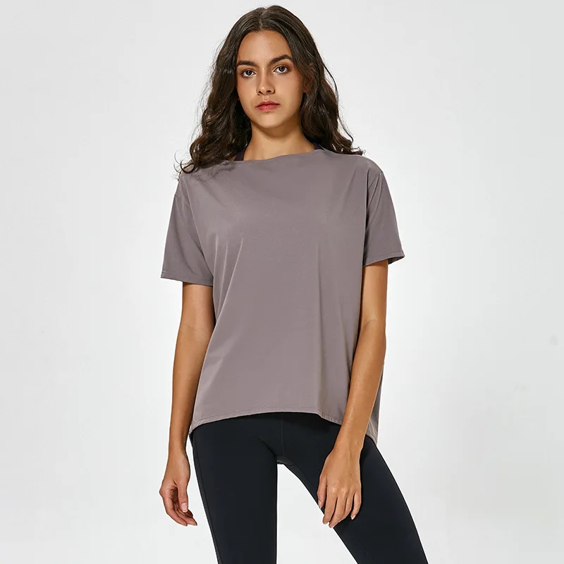 Nwt 2023 Cotton Feeling Fabrics Loose Gym Workout Tshirt Women