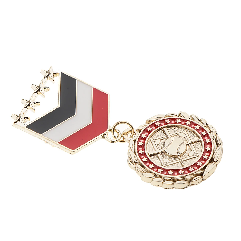 Vintage Star Medal Badge Pendant Costume Uniform Costume Military Men Women Party Brooch Pin