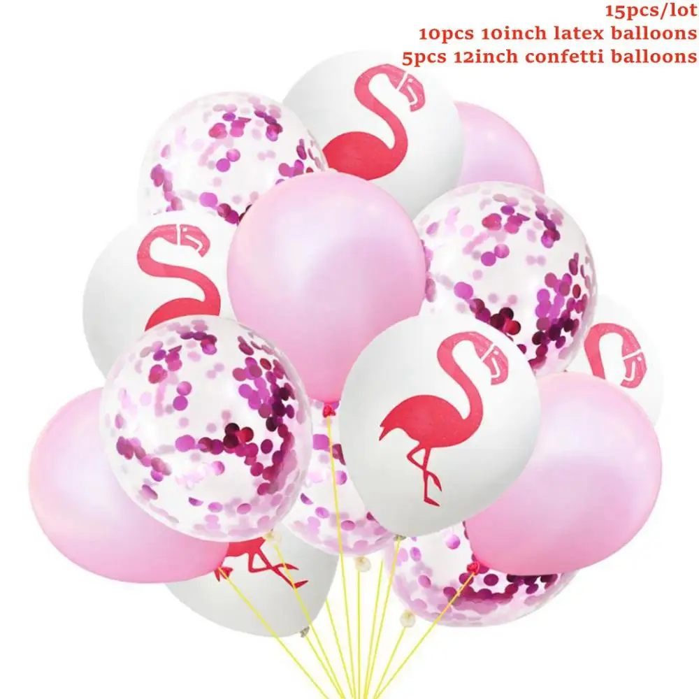 Flamingo Balloons 3 Taoup мультфильм Животные тигр розовый наклейки с Фламинго Декор сувениры сафари джунгли вечерние принадлежности детский душ декор для дня рождения - Цвет: Flamingo Balloons 3