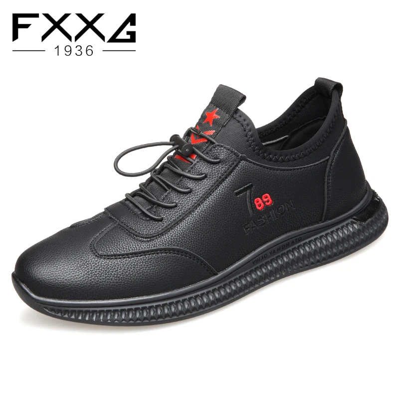 Spring and autumn high quality pu tide shoes men's round head flat sports casual 19117 | Обувь