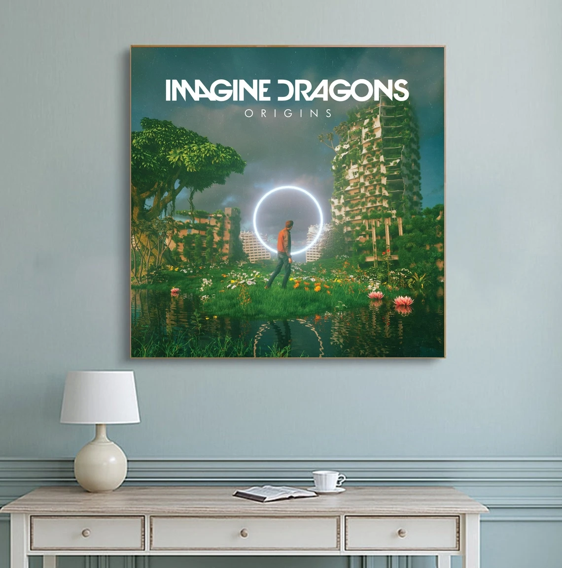 59009 Imagine Dragons Believer Pop Music Cover Ablum 24x18 WALL PRINT POSTER