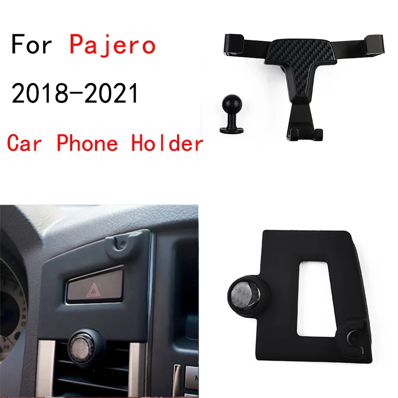 

Gravity Car Phone Holder For 2018-2021 Mitsubishi Pajero Auto Interior Accessories Air Vent Mount Mobile CellPhone Stand GPS
